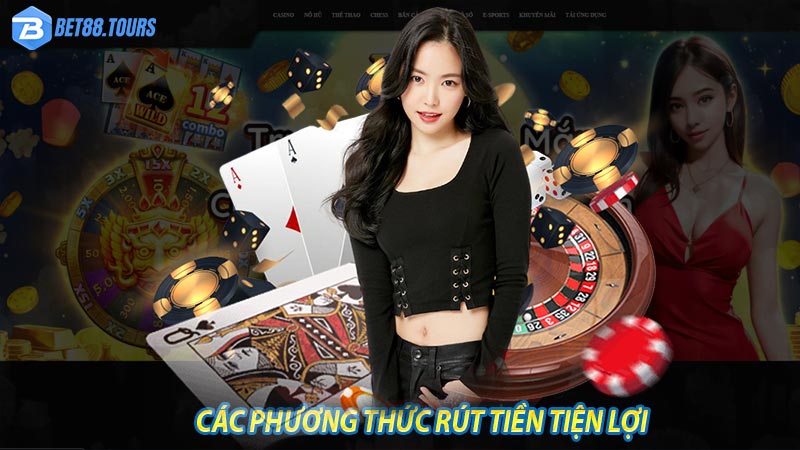 Phương thức rút tiền từ nhà cái tiện lợi nhất