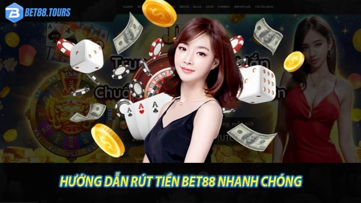 Các bước rút tiền bet88 nhanh và an toàn nhất