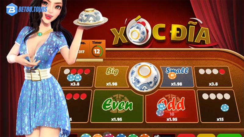 Hình thức đặt cược tại xóc đĩa bet88